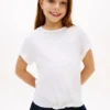 Kinder-T-Shirt mit Hilfiger-Logo und Krawatten vorne Kinder-T-Shirt mit Hilfiger-Logo und Krawatten vorne