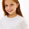 Kinder-T-Shirt mit Hilfiger-Logo und Krawatten vorne Kinder-T-Shirt mit Hilfiger-Logo und Krawatten vorne