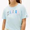 Kinder-T-Shirt mit mehrfarbigem Hilfiger-Logo Kinder-T-Shirt mit mehrfarbigem Hilfiger-Logo