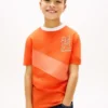 Kinder-T-Shirt mit Monogramm und Streifen Kinder-T-Shirt mit Monogramm und Streifen