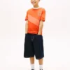 Kinder-T-Shirt mit Monogramm und Streifen Kinder-T-Shirt mit Monogramm und Streifen