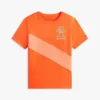 Kinder-T-Shirt mit Monogramm und Streifen Kinder-T-Shirt mit Monogramm und Streifen