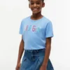 Kinder-T-Shirt mit Pailletten und Hilfiger-Logo Kinder-T-Shirt mit Pailletten und Hilfiger-Logo