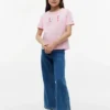 Kinder-T-Shirt mit Pailletten und Hilfiger-Logo Kinder-T-Shirt mit Pailletten und Hilfiger-Logo