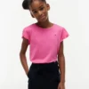 Kinder-T-Shirt mit Rüschen an den Ärmeln