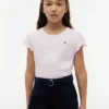 Kinder-T-Shirt mit Rüschen an den Ärmeln