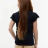 Kinder-T-Shirt mit Rüschen an den Ärmeln