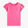 Kinder-T-Shirt mit Rüschen an den Ärmeln