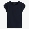 Kinder-T-Shirt mit Rüschen an den Ärmeln