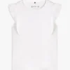 Kinder-T-Shirt mit Stickerei und Lochstickerei Kinder-T-Shirt mit Stickerei und Lochstickerei