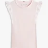 Kinder-T-Shirt mit Stickerei und Lochstickerei Kinder-T-Shirt mit Stickerei und Lochstickerei
