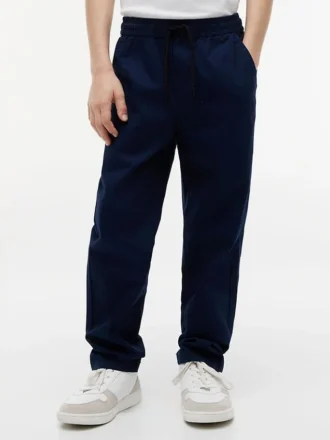 Kinderhose aus Paper-Touch-Stretch-Popeline