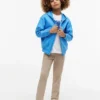 Kinderhose aus Paper-Touch-Stretch-Popeline Kinderhose aus Paper-Touch-Stretch-Popeline
