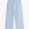 Kinderhose mit hoher Taille und weitem Bein