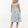 Kinderkleid mit Blumenmuster und Rüschen