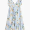 Kinderkleid mit Blumenmuster und Rüschen