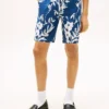 Kindershorts aus Leinen-Baumwollmischung mit Blumenmuster