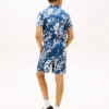 Kindershorts aus Leinen-Baumwollmischung mit Blumenmuster