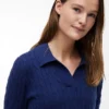 Kurzarm-Polo mit Zopfmuster Kurzarm-Polo mit Zopfmuster