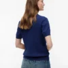 Kurzarm-Polo mit Zopfmuster Kurzarm-Polo mit Zopfmuster