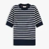 Kurzarm-Pullover mit Rundhalsausschnitt