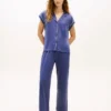 Kurzarm-Shorts & Hose Schlafanzug-Set Kurzarm-Shorts & Hose Schlafanzug-Set