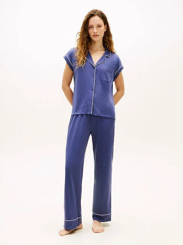 Kurzarm-Shorts & Hose Schlafanzug-Set Kurzarm-Shorts & Hose Schlafanzug-Set