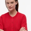 Kurzärmelige Strickjacke aus Mischgewebe Kurzärmelige Strickjacke aus Mischgewebe
