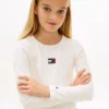 Langärmliges T-Shirt mit Logo-Aufnäher für Kinder Langärmliges T-Shirt mit Logo-Aufnäher für Kinder