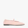 Leder-Ballerinas im Mary-Jane-Stil Leder-Ballerinas im Mary-Jane-Stil