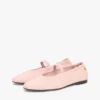 Leder-Ballerinas im Mary-Jane-Stil Leder-Ballerinas im Mary-Jane-Stil
