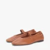 Leder-Ballerinas im Mary-Jane-Stil Leder-Ballerinas im Mary-Jane-Stil