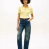 Leder-Ballerinas im Mary-Jane-Stil Leder-Ballerinas im Mary-Jane-Stil