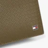 Leder-Brieftasche mit durchgehendem Flaggenlogo