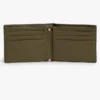 Leder-Brieftasche mit durchgehendem Flaggenlogo