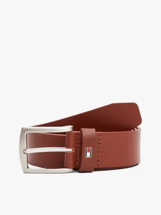 Leder-Gürtel mit Flaggen-Schlaufe