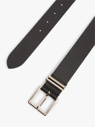 Leder-Gürtel mit quadratischer Schnalle