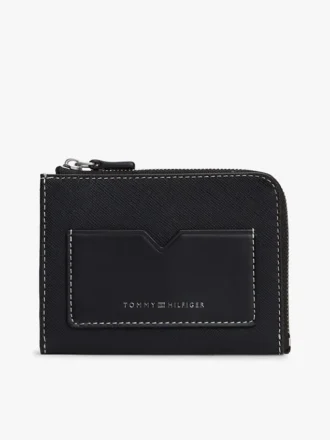 Lederbrieftasche mit Reißverschluss