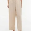 Leichte Pull-On-Hose aus Leinenmischung Leichte Pull-On-Hose aus Leinenmischung