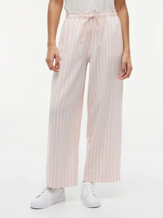 Leichte Pull-On-Hose aus Leinenmischung