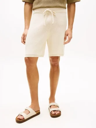 Leichte Strick-Shorts