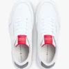 Leichter Court-Sneaker aus Ledermix Leichter Court-Sneaker aus Ledermix