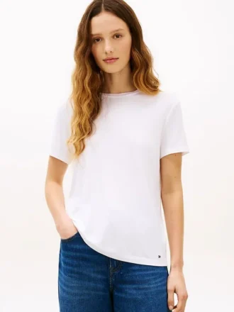 Leichtes Jersey-T-Shirt in klassischer Passform