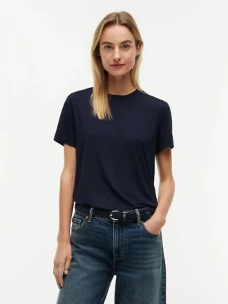 Leichtes Jersey-T-Shirt in klassischer Passform