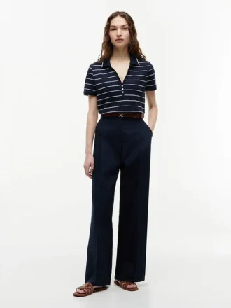 Leichtes Piqué-Henley-Polo