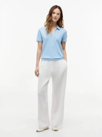 Leichtes Piqué-Henley-Polo