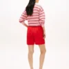 Leinen-Shorts zum Hineinschlüpfen