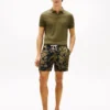 Leinenshorts mit tropischem Print Leinenshorts mit tropischem Print