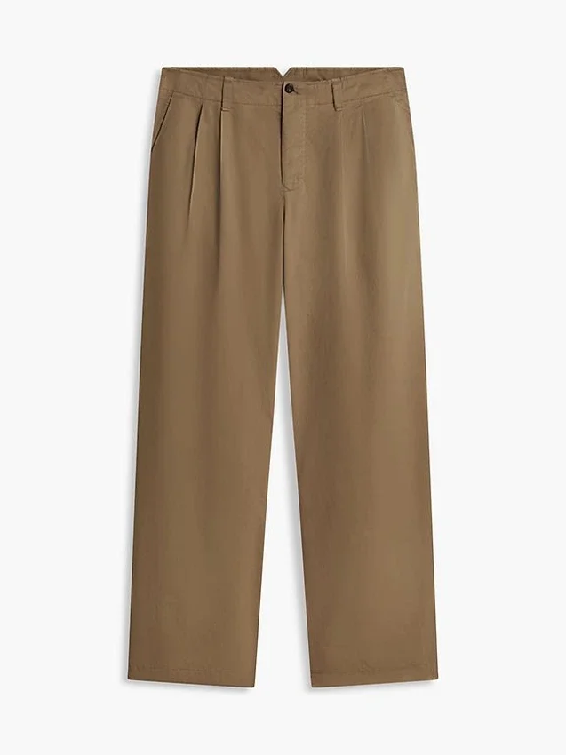 Locker sitzende Plissee-Hose mit Papier-Touch Locker sitzende Plissee-Hose mit Papier-Touch