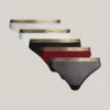 Logo-Tanga mit Bund, 5er-Pack